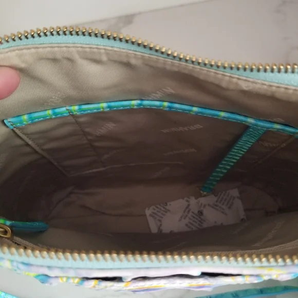 SOLD! 🆕 BRAHMIN KATIE COTTON CANDY 🍭 OMBRE CROSSBODY SHOULDER BAG 💕💙 - Picture 14 of 16